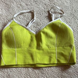 Aerie Vibrant Lime Green Crop Top small